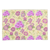 パンジーフローラデザインペアの標準枕カバー 枕カバー (正面右)