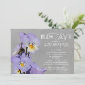 パンジーブライダルシャワー招待状 招待状 (スタンド正面)