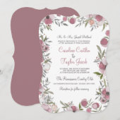 パンジーブラッツ結婚式招待状 招待状 (正面/裏面)