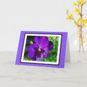 パンジーポップ・アートの カード (黄色い花)