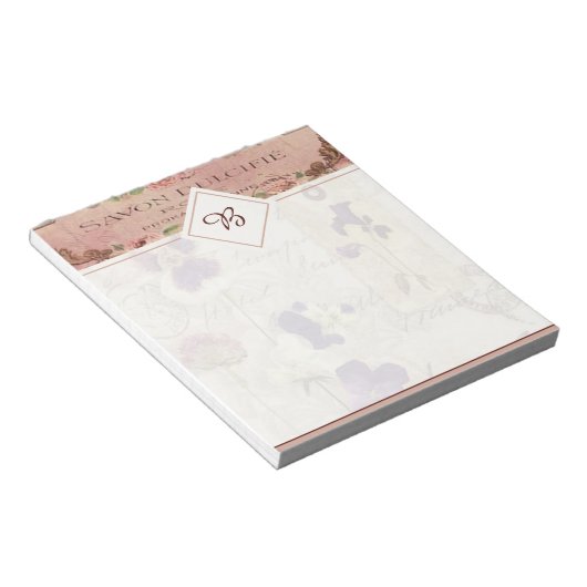 パンジーメモ帳 ノートパッド (アングル)