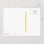 パンジーヴィオレーツボタニカルアートハガキ ポストカード (裏面)