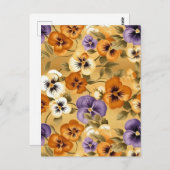 パンジー千代上 ポストカード (正面/裏面)