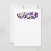 パンジー卒業 案内状 (裏面)