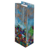 パンジー抱き枕 ワインギフトバッグ (正面アングル)