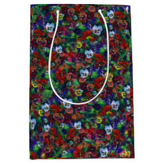 パンジー抱き枕（赤） ミディアムペーパーバッグ