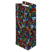 パンジー抱き枕（赤） ワインギフトバッグ (裏面アングル)