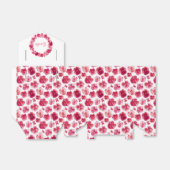 パンジー暗い赤いピンクの水色あなた感謝していをミュートした フェイバーボックス (折り畳みなし)