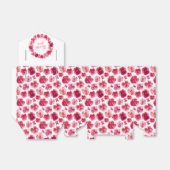 パンジー暗い赤いピンクの水色あなた感謝していをミュートした フェイバーボックス (折り畳みなし)