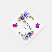 パンジー最高のマ・エバーナプキン スタンダードカクテルナプキン (角)