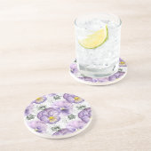 パンジー模様 コースター (側面)