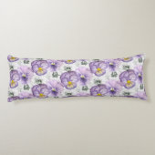 パンジー模様 ボディピロー (裏面)