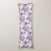 パンジー模様 ボディピロー (裏面 (縦))