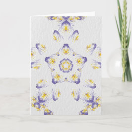 パンジー水カラーカード シーズンカード