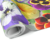 パンジー照合 ラッピングペーパー (ロールコーナー)
