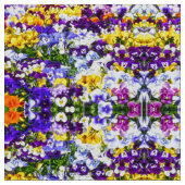 パンジー生地 ファブリック (クローズアップ)