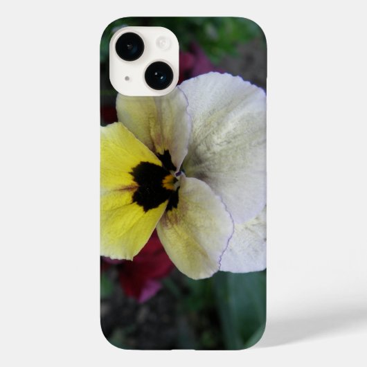 パンジー白と黄 Case-Mate iPhoneケース (裏面)