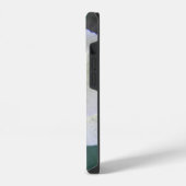 パンジー白と黄 iPhoneケース (左側面)