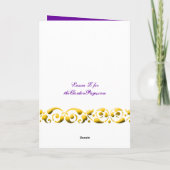 パンジー空白のヴィオレット植物芸術カード カード (裏面)