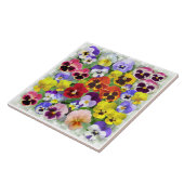 パンジー美しい タイル (側面)