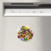 パンジー美しい～マグネット マグネット (インサイチュ (食洗機))