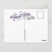 "パンジー翼'Nレタス・スカート" ポストカード (裏面)