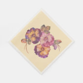 パンジー花紙ナプキン スタンダードランチョンナプキン (角)