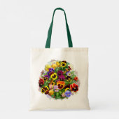 パンジー表示 トートバッグ (裏面)