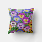 パンジー装飾用クッション クッション (裏面)