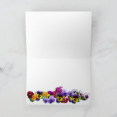 パンジー16水彩1-15のカード サンキューカード (内部)