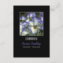 パンジー2お祝い·オブ·ライフ·メモリアル 招待状