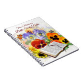 『パンジー・アンド・バタフライ・バイブル勉強ノート』 ノートブック (右側)