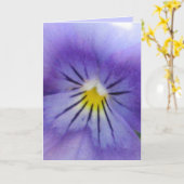 パンジー カード (黄色い花)