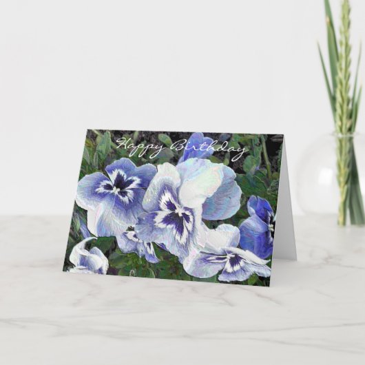 パンジー カード (正面)