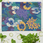 パンジー キッチンタオル (折り畳み)