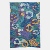 パンジー キッチンタオル (縦)