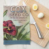 パンジー キッチンタオル (四つ折り)