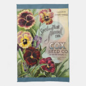 パンジー キッチンタオル (縦)