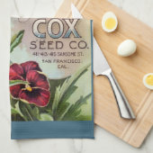 パンジー キッチンタオル (四つ折り)