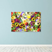 パンジー～キャンバスプリントプリント キャンバスプリント (インサイチュ (ウッドフロア))