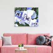 パンジー キャンバスプリント (インサイチュ (リビング))