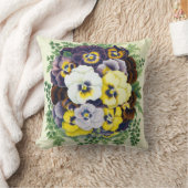 パンジー クッション (ブランケット)