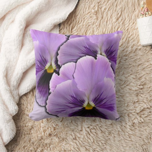 パンジー クッション (ブランケット)