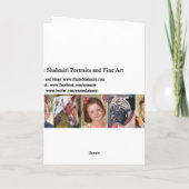 パンジー・グリーティングカード カード (裏面)