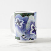 パンジー コーヒーマグカップ (正面左)