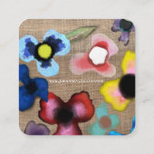 パンジー スクエア名刺 (裏面)