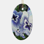パンジー セラミックオーナメント (右)