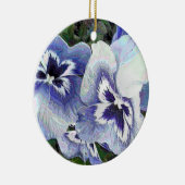 パンジー セラミックオーナメント (右)