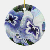 パンジー セラミックオーナメント (裏面)