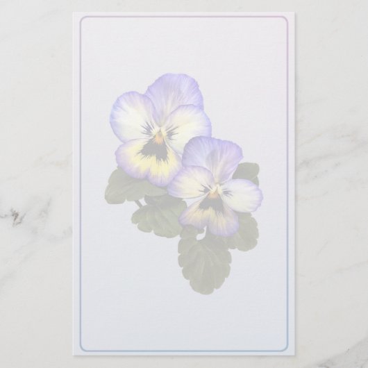 パンジー・デュオ 便箋 (正面)